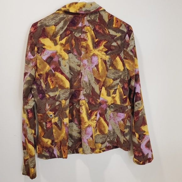 Christopher and banks Womens Multicolor 4 Pockets  jacket size M - Picture 8 of 12